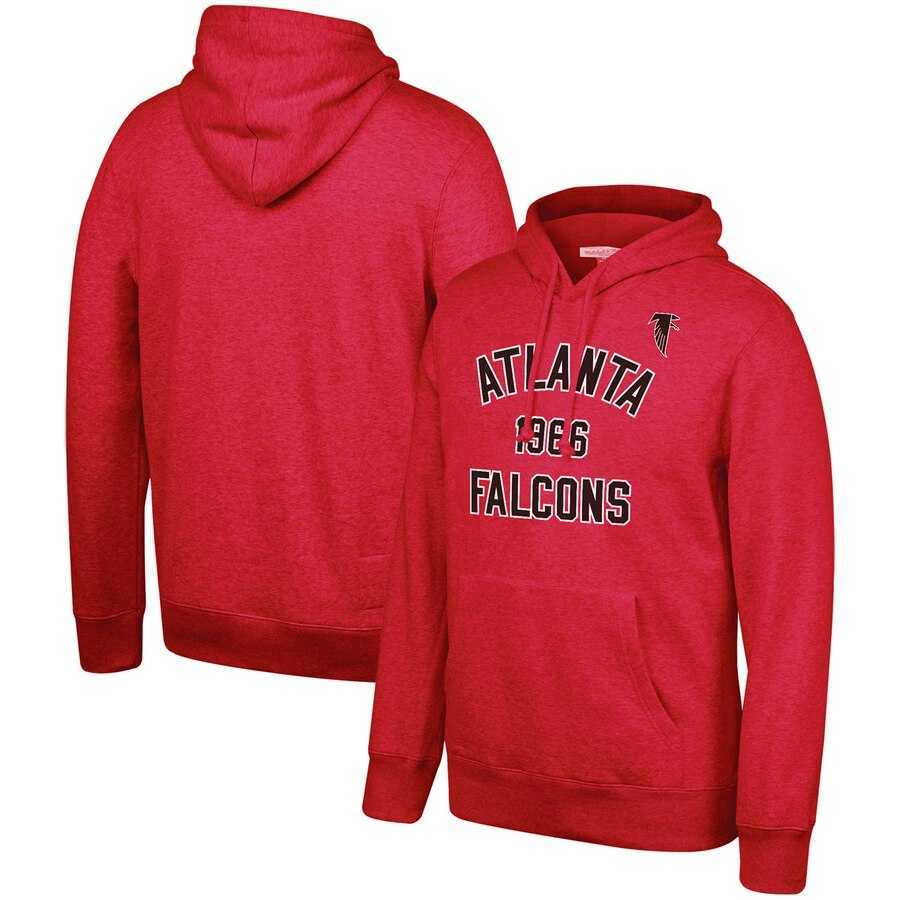 Atlanta Falcons Mitchell & Ness Team History Pullover Hoodie Red,We sell and wholesale Atlanta Falcons Mitchell & Ness Team History Pullover Hoodie Red on line form chian!